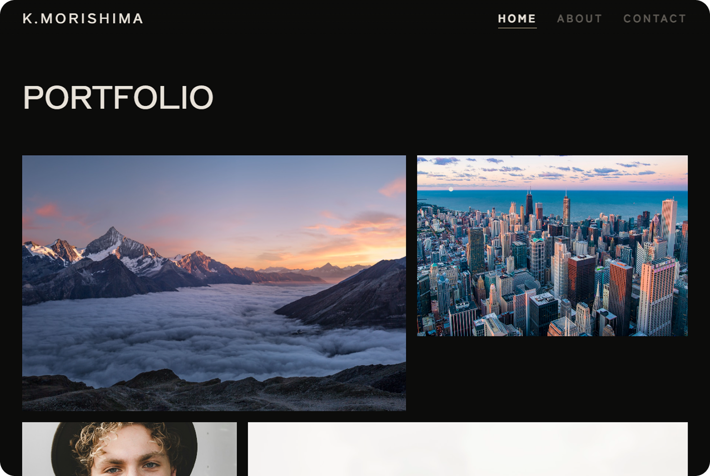 ポートフォリオサイト